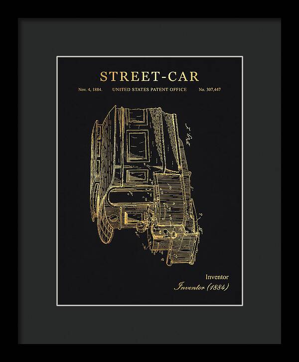 Street Car Gold Patent Us307447