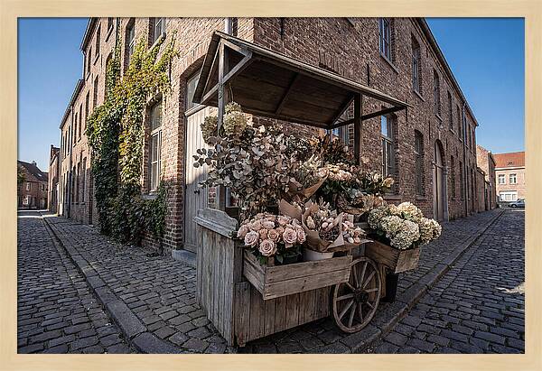 Street Corner Flower Stand