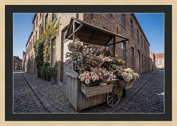 Street Corner Flower Stand