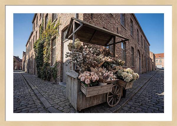 Street Corner Flower Stand