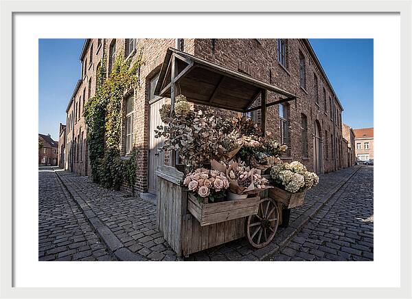 Street Corner Flower Stand