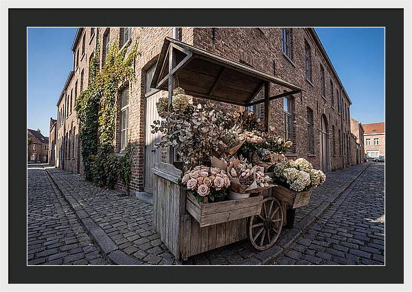 Street Corner Flower Stand