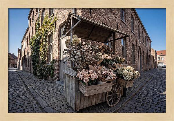 Street Corner Flower Stand