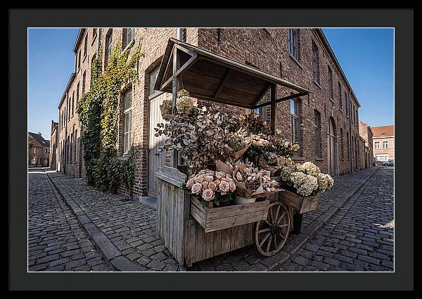 Street Corner Flower Stand