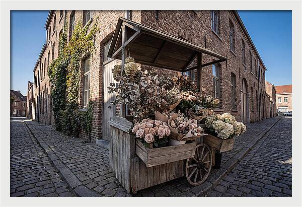 Street Corner Flower Stand