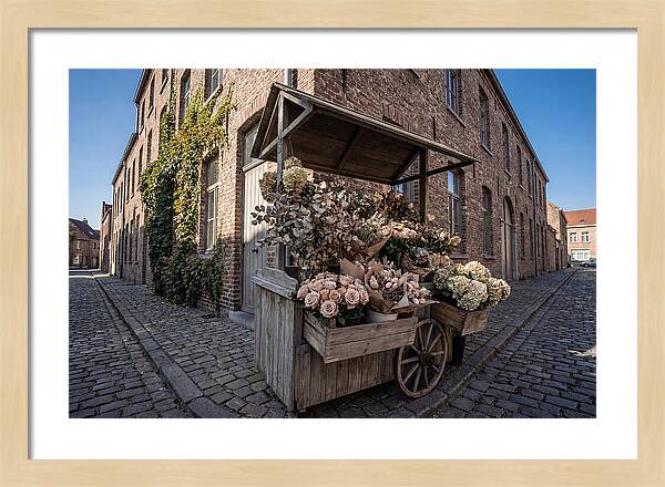 Street Corner Flower Stand