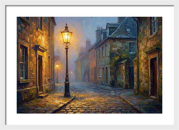 Street Lamp At Dusk