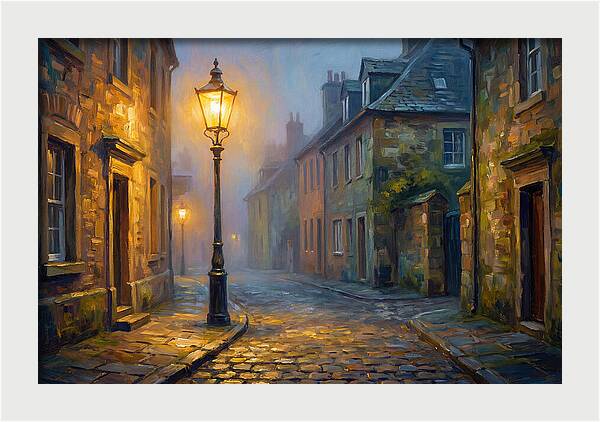 Street Lamp At Dusk