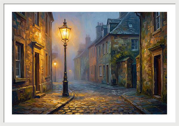 Street Lamp At Dusk