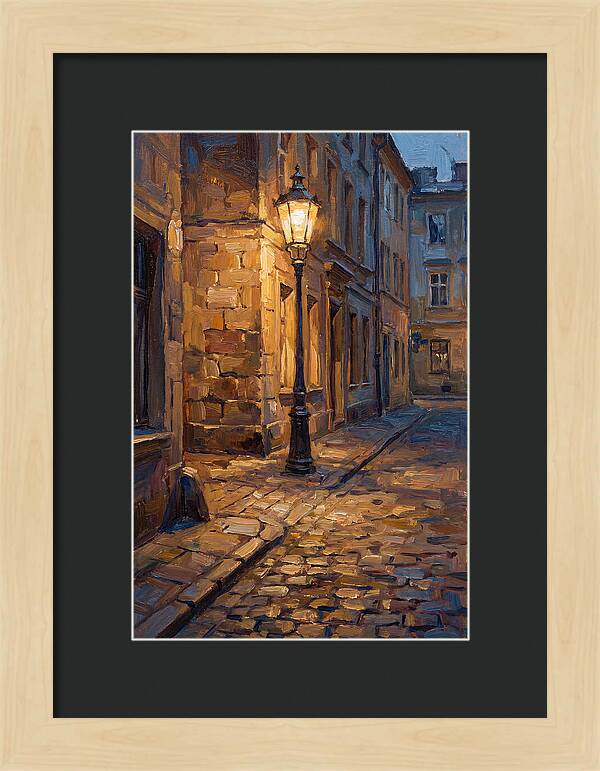 Street Lamp Glow At Dusk