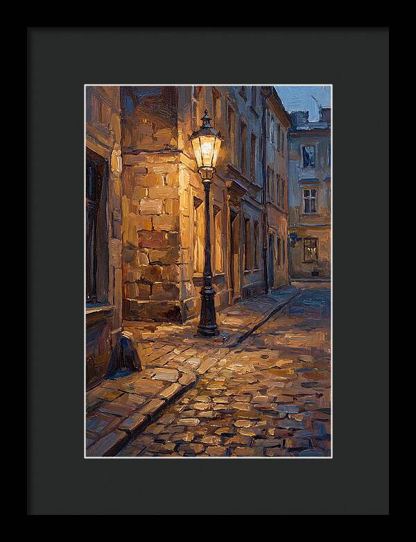 Street Lamp Glow At Dusk