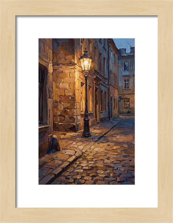 Street Lamp Glow At Dusk