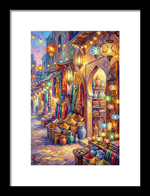 Street Market Scene