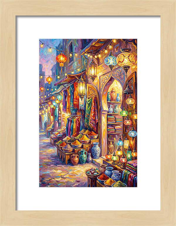 Street Market Scene