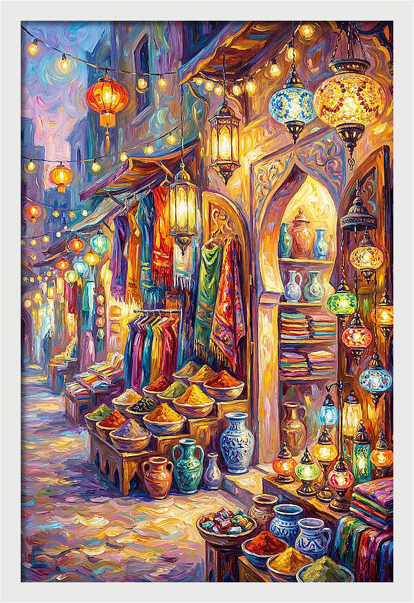Street Market Scene