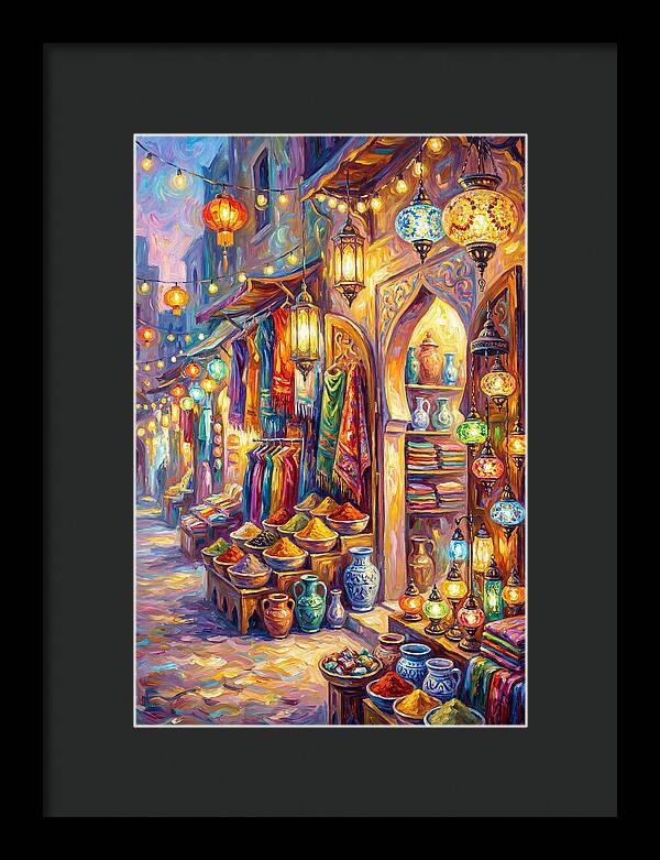 Street Market Scene