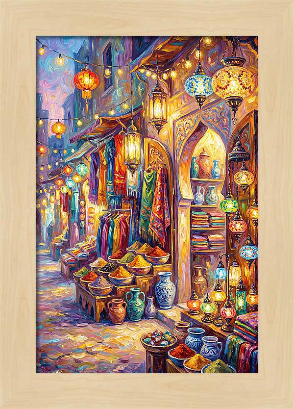 Street Market Scene
