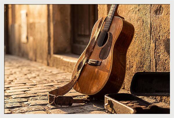 Street Musicians Guitar