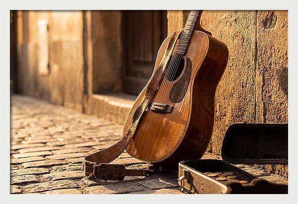 Street Musicians Guitar