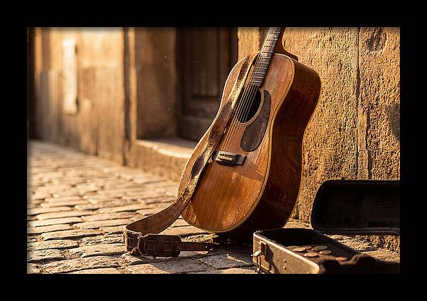 Street Musicians Guitar