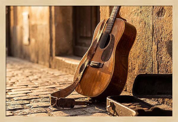 Street Musicians Guitar