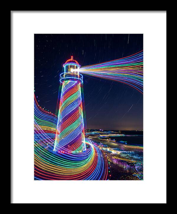 Striped Lighthouse