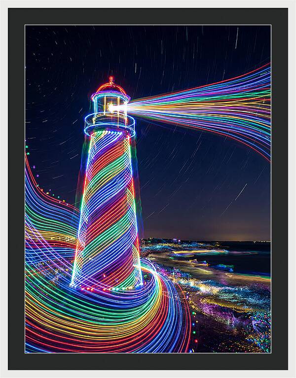 Striped Lighthouse