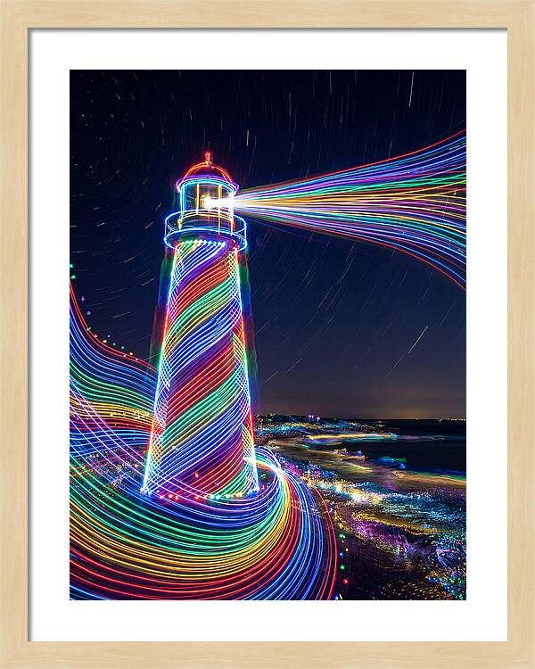 Striped Lighthouse