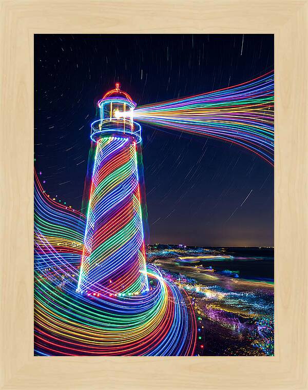 Striped Lighthouse
