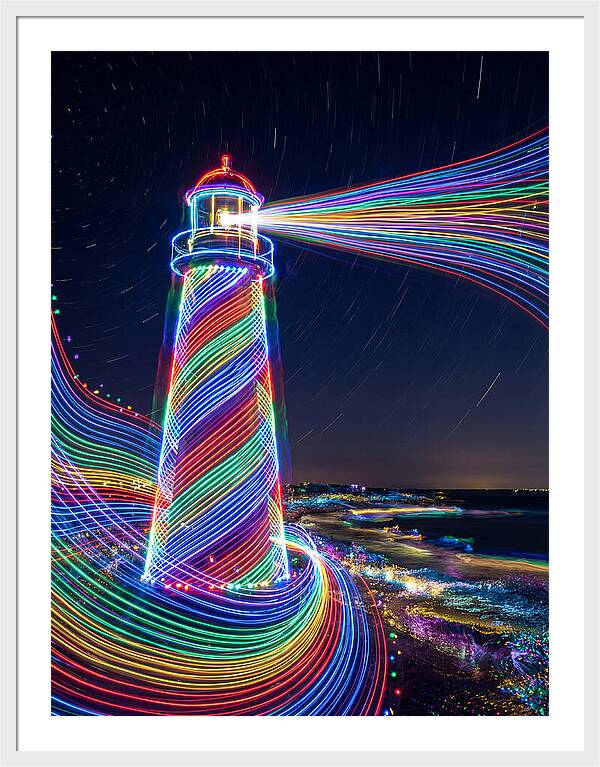 Striped Lighthouse