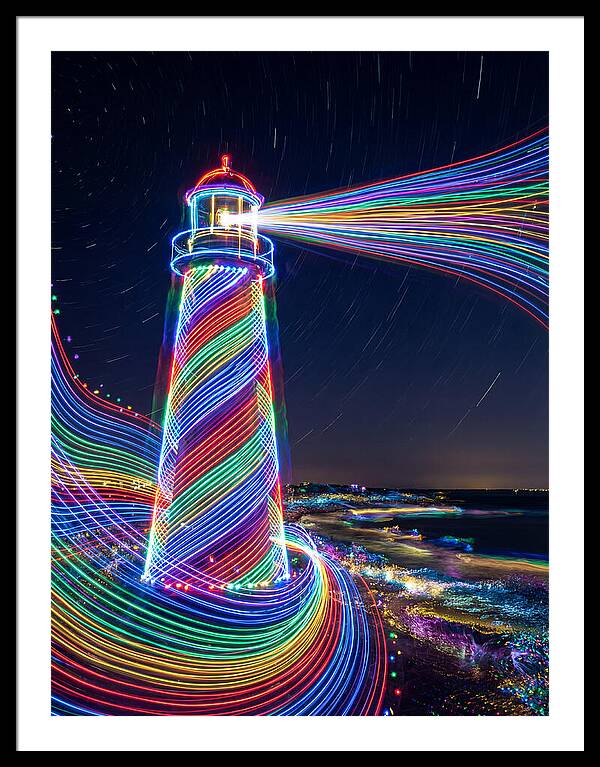 Striped Lighthouse