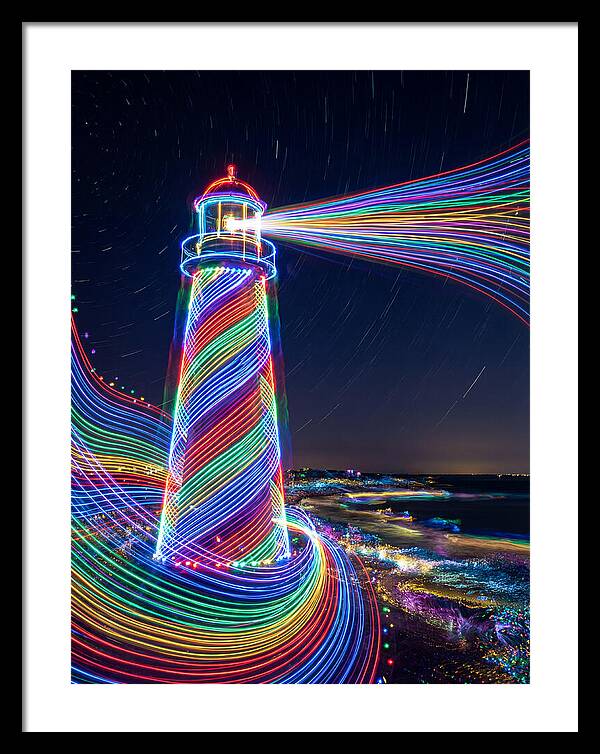 Striped Lighthouse
