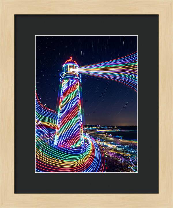Striped Lighthouse