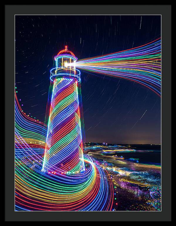 Striped Lighthouse