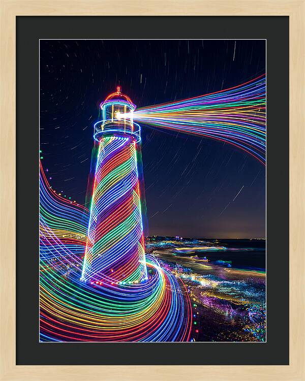 Striped Lighthouse