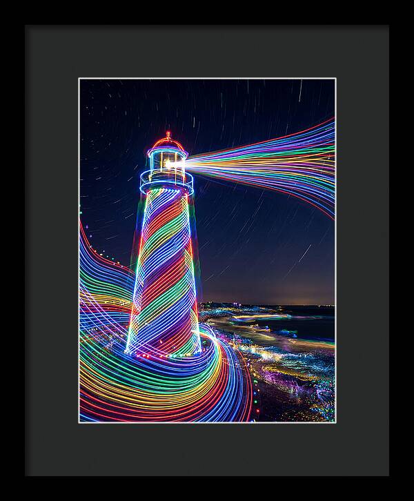 Striped Lighthouse