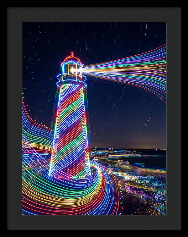 Striped Lighthouse