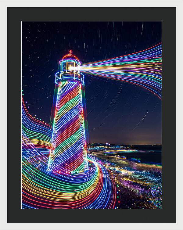 Striped Lighthouse