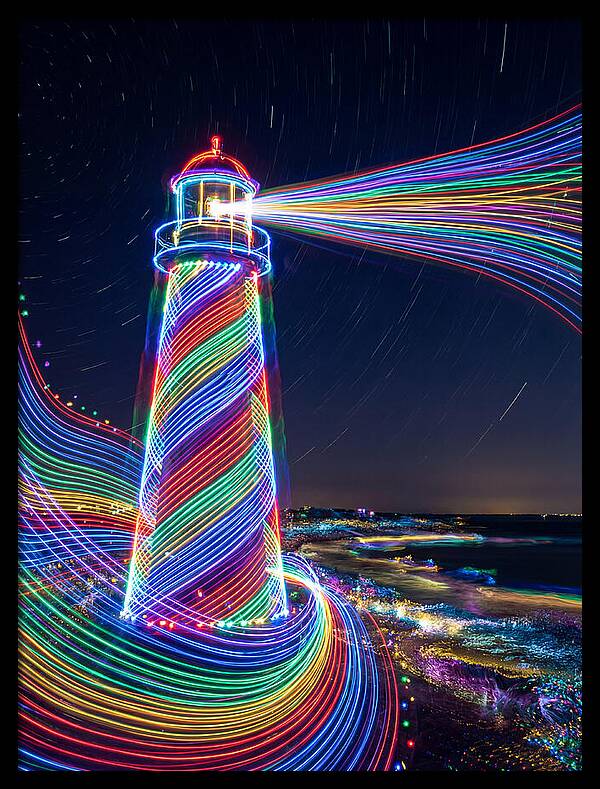 Striped Lighthouse