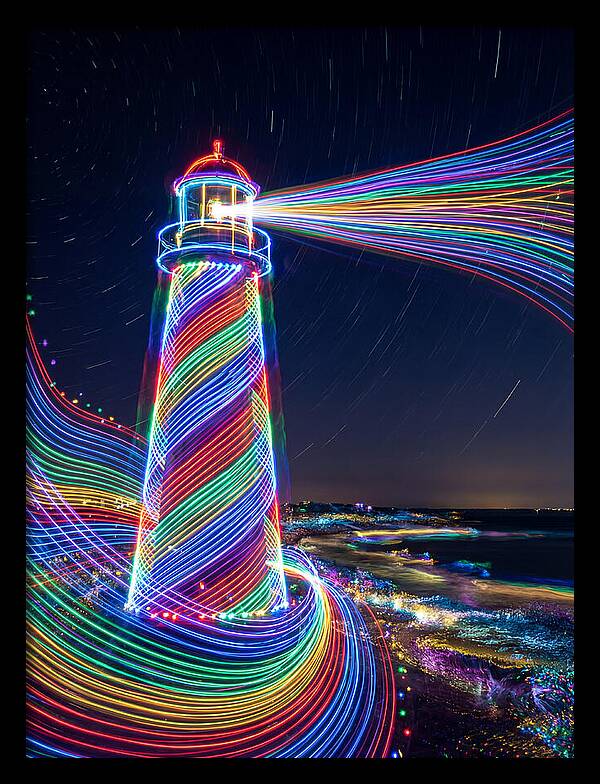 Striped Lighthouse