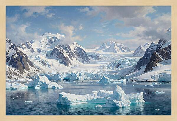 Stunning Antarctic Serenity