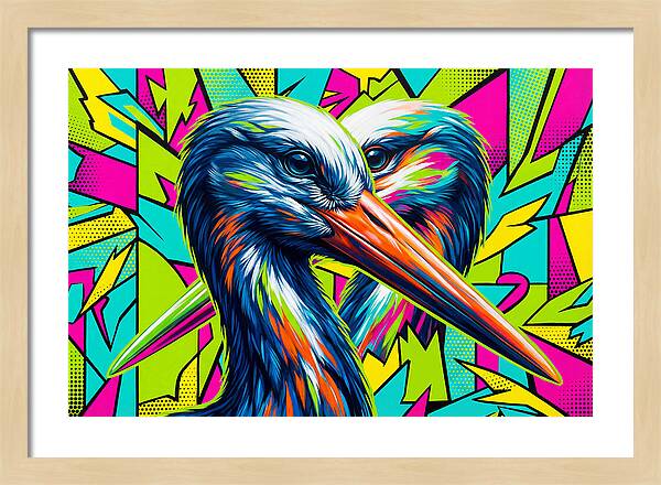 Stunning Stork Duo