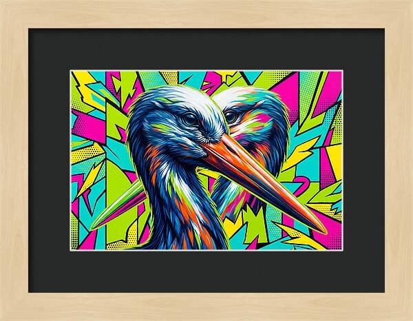 Stunning Stork Duo