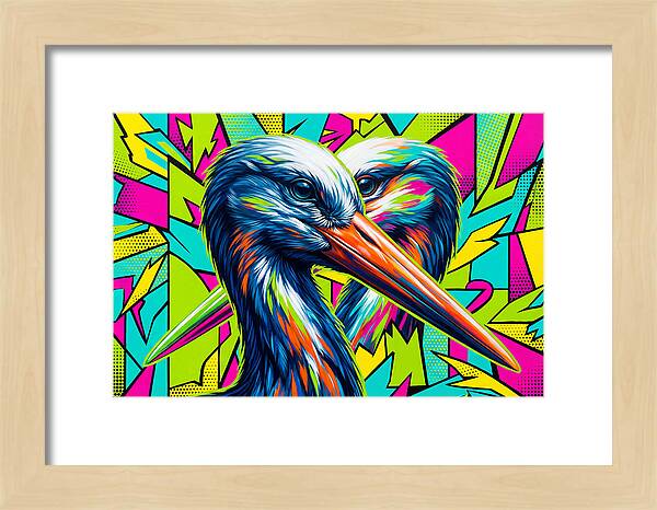 Stunning Stork Duo