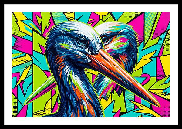 Stunning Stork Duo