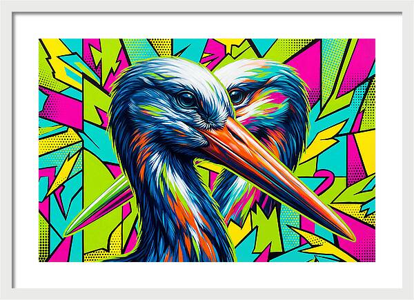 Stunning Stork Duo