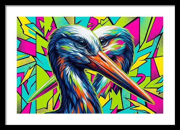 Stunning Stork Duo