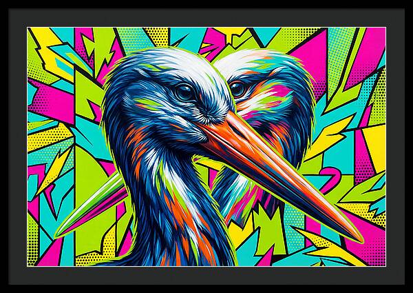Stunning Stork Duo
