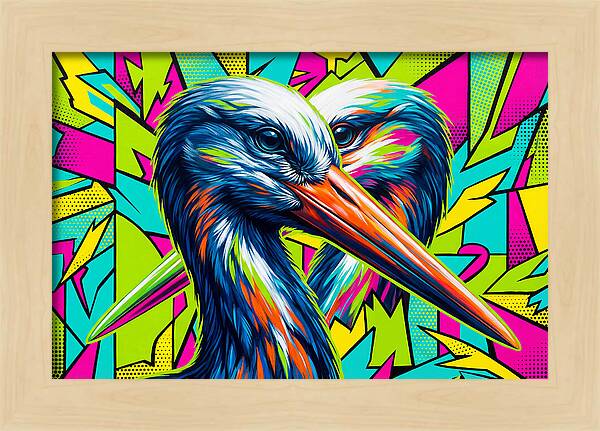 Stunning Stork Duo