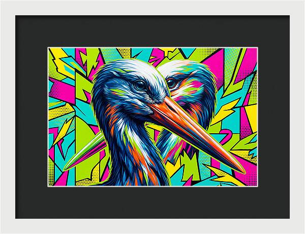 Stunning Stork Duo